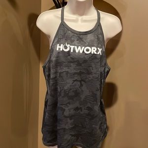 Hotworx logo tank top size M